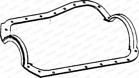 Joint d'étanchéité, carter d'huile PAYEN JJ126