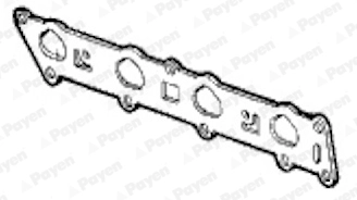 Joint d'étanchéité, collecteur d'admission PAYEN JD464