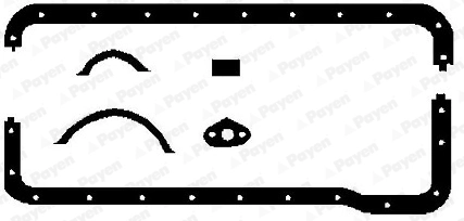 Jeu de joints d'étanchéité, carter d'huile PAYEN HC418