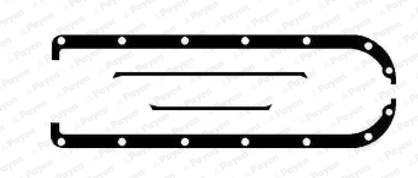 Jeu de joints d'étanchéité, carter d'huile PAYEN HC417
