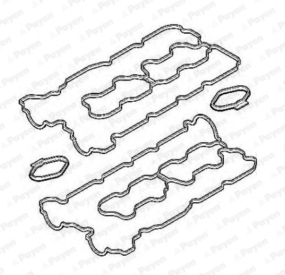 Gasket Set, cylinder head cover