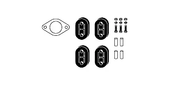 Mounting Kit, exhaust system