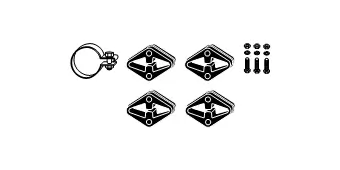 Mounting Kit, exhaust system