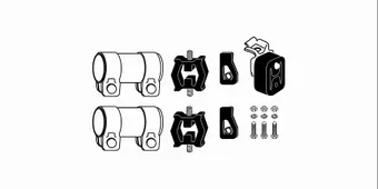 Mounting Kit, exhaust system