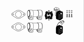 Mounting Kit, exhaust system