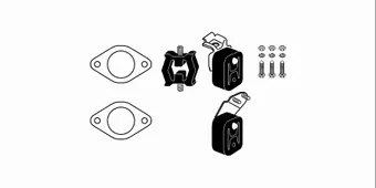 Mounting Kit, exhaust system