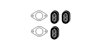 Mounting Kit, exhaust system
