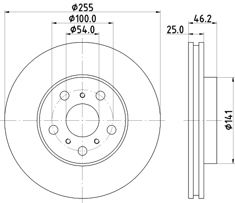 CZUJNIK ABS MINI P. R50/R53 COOPER/COOPER S 00- LE/PR