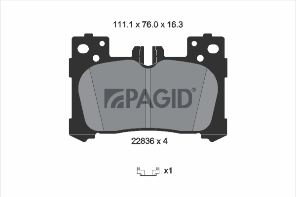 Brake Pad Set, disc brake