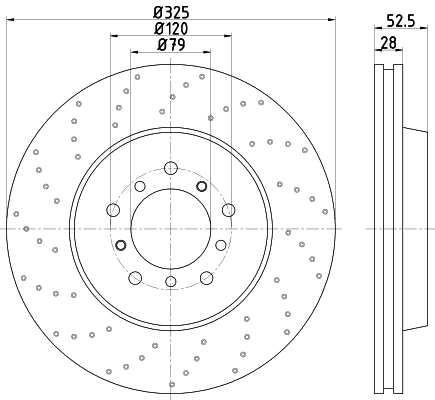Disque de frein PAGID 65030
