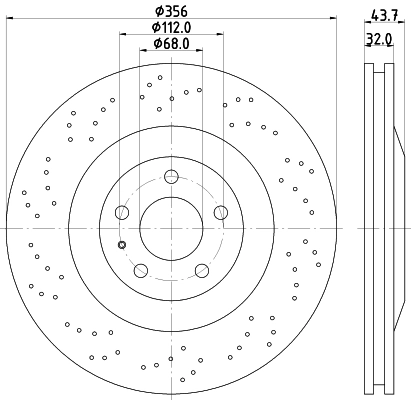 Disque de frein PAGID 65006