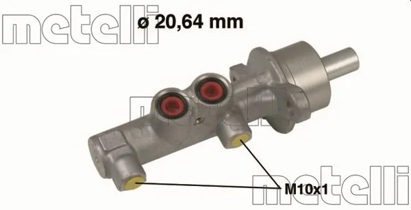 METELLI 05-0538 — Головний гальмівний циліндр