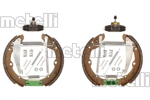 Jeu de mâchoires de frein METELLI 51-0369