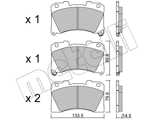 KLOCKI HAM. TOYOTA P. YARIS 1,6 GR 4WD 20-