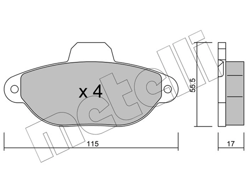 jeux de patin fiat panda/punto1-2-3/lancia y