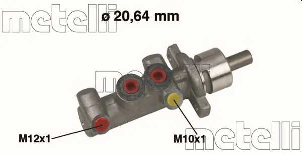 Maître-cylindre de frein METELLI 05-0416 RENAULT CLIO II