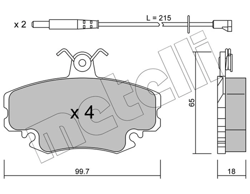 Jeux de patin PEUGEOT 205-309/ RENAULT R11-R18-R19-R20-R21