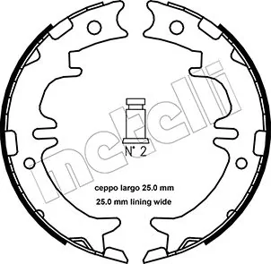 Brake Shoe Set, parking brake