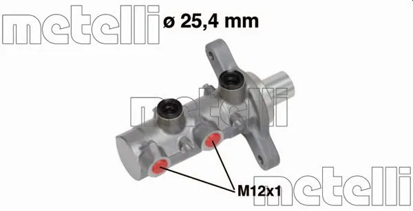METELLI 05-0727 — Головний гальмівний циліндр