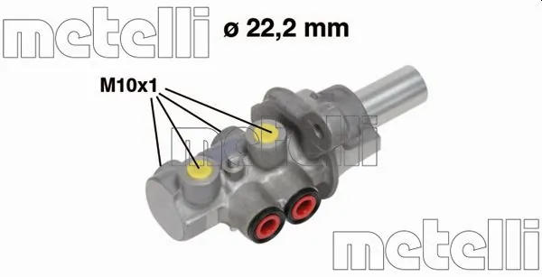 METELLI 05-0676 — Головний гальмівний циліндр
