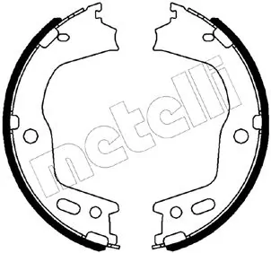 Brake Shoe Set, parking brake