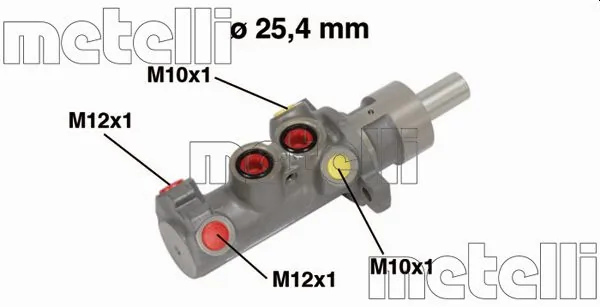 METELLI 05-0641 — Головний гальмівний циліндр