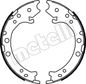 Brake Shoe Set, parking brake