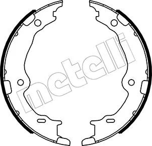 Brake Shoe Set, parking brake