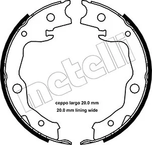 Brake Shoe Set, parking brake