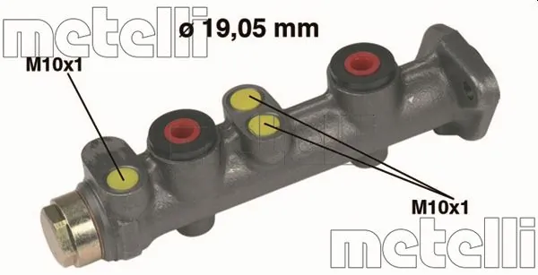 Maître-cylindre de frein Metteli Fiat Panda-FIAT UNO