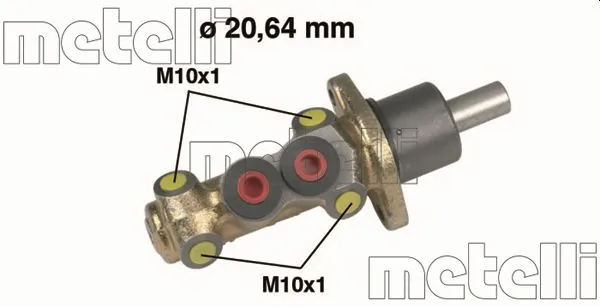 METELLI 05-0142 — Головний гальмівний циліндр