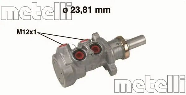 Циліндр гальмівний головний METELLI 05-0640 для Ford Focus 1