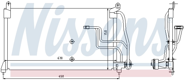 Condenseur, climatisation NISSENS 94190