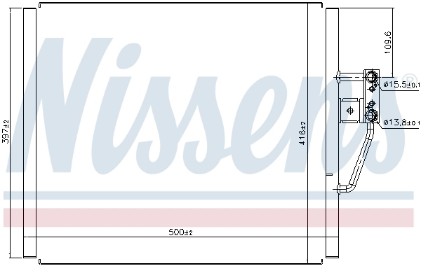 Condenseur, climatisation NISSENS 94529