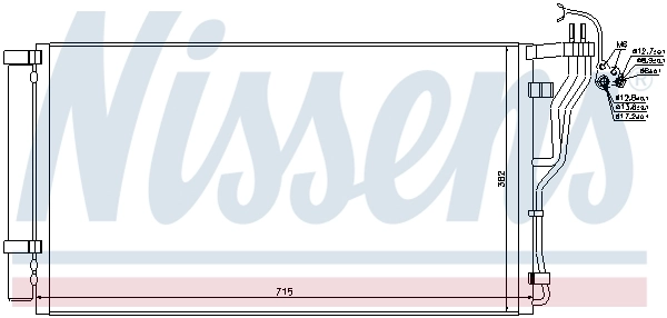 Condenseur, climatisation NISSENS 940347