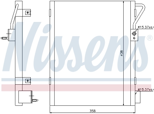 Condenseur, climatisation NISSENS 940019