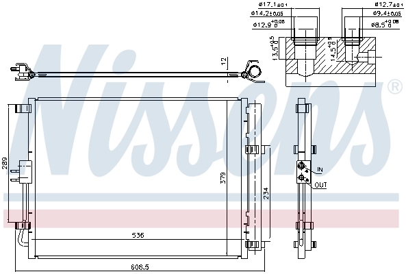Condenseur, climatisation NISSENS 940598