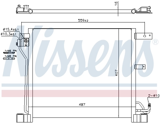 Condenseur, climatisation NISSENS 940338