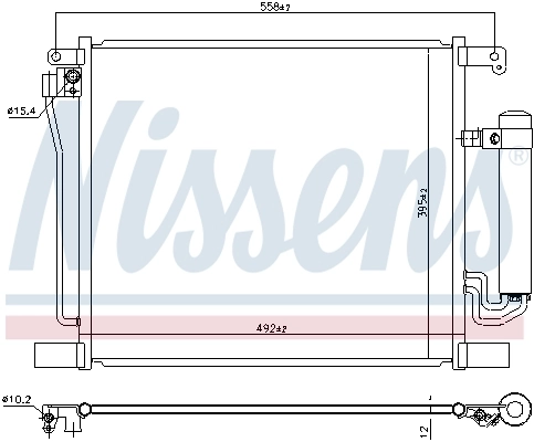Condenseur, climatisation NISSENS 940929