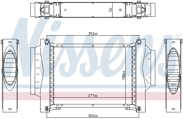 Intercooler, échangeur NISSENS 961604