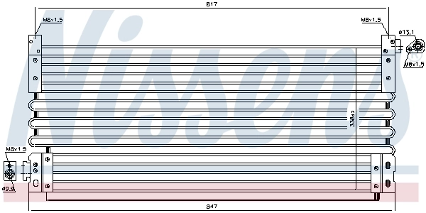 Condenseur, climatisation NISSENS 94403