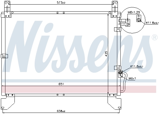 Condenseur, climatisation NISSENS 94642