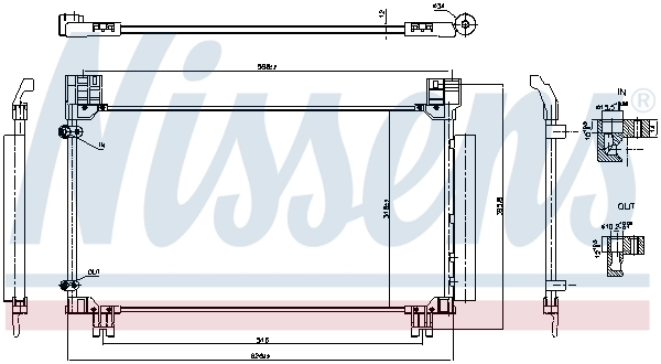 Condenseur, climatisation NISSENS 941277