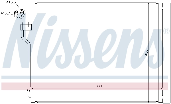Condenseur, climatisation NISSENS 940288