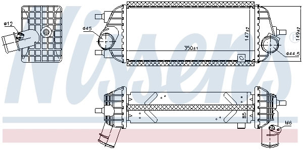 Intercooler, échangeur NISSENS 961442