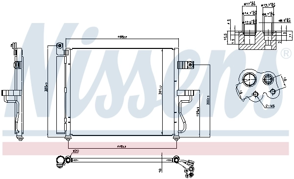 Condenseur, climatisation NISSENS 94452