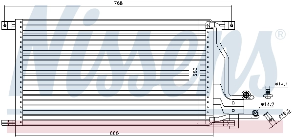 Condenseur, climatisation NISSENS 94483