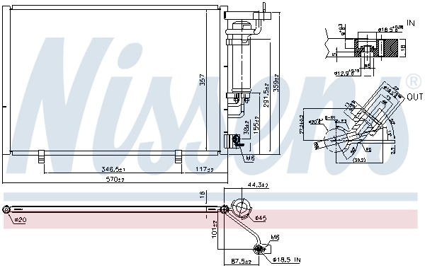 Condenseur, climatisation NISSENS 940531