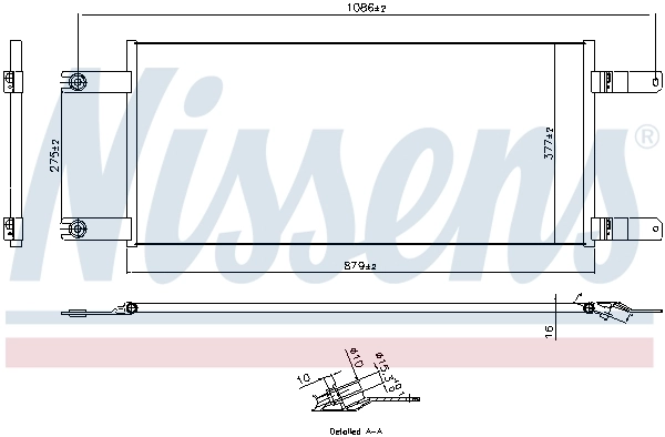 Condenseur, climatisation NISSENS 941155