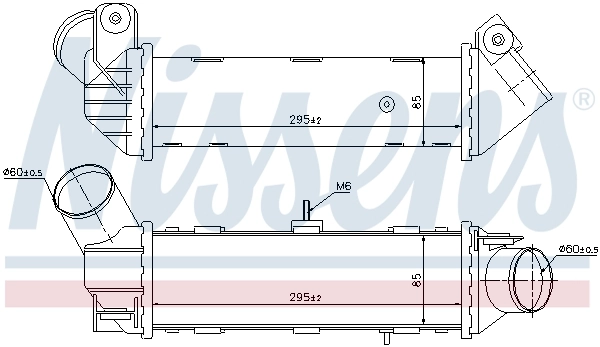 Intercooler, échangeur NISSENS 96796
